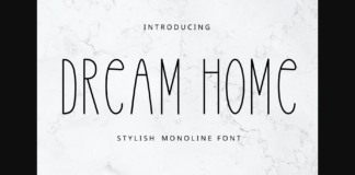 Dream Home Font Poster 1