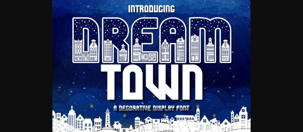 Dream Town Font Poster 1