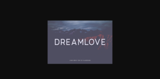 Dreamlove Font Poster 1