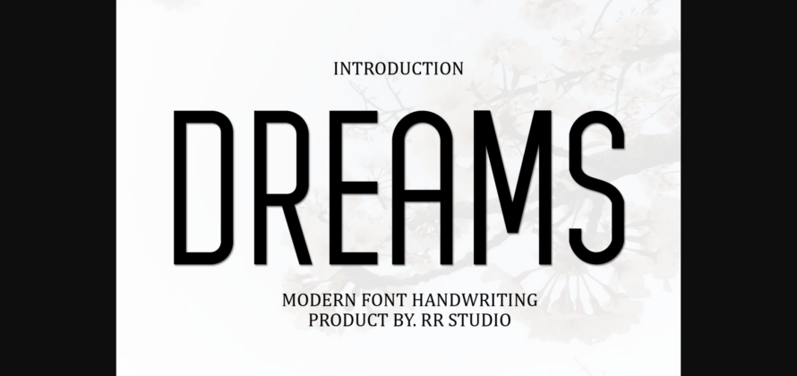 Dreams Font Poster 3