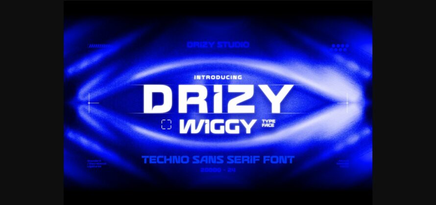 Drizy Wiggy Font Poster 3