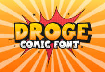 Droge Font Poster 1