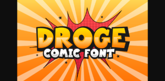 Droge Font Poster 1