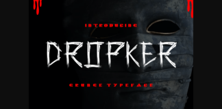 Dropker Font Poster 1