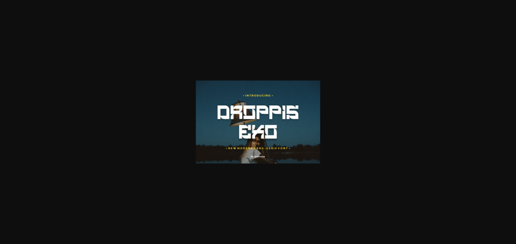 Droppis Exo Font Poster 3