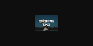 Droppis Exo Font Poster 1