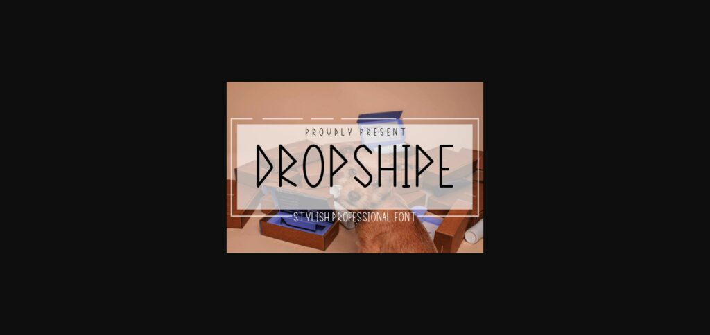 Dropshipe Font Poster 1