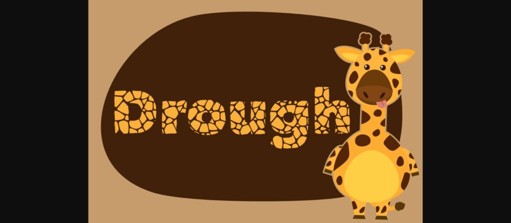 Drought Font Poster 1