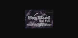 DryWood Font Poster 1