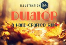 Dulator Font Poster 1