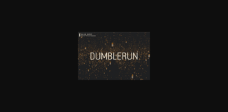 Dumblerun Font Poster 1