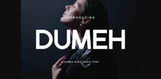 Dumeh Font Poster 1