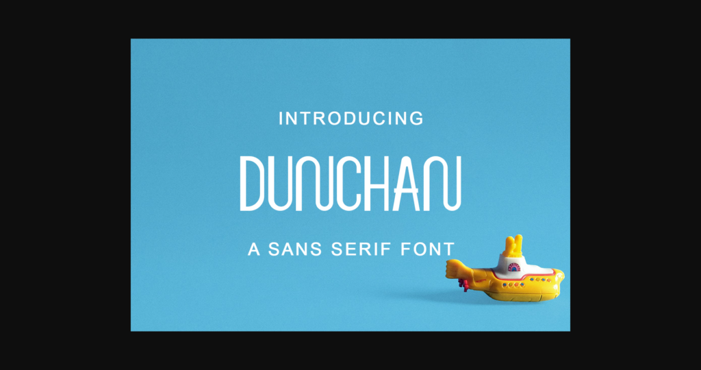 Dunchan Font Poster 3