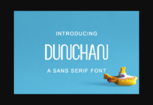 Dunchan Font Poster 1