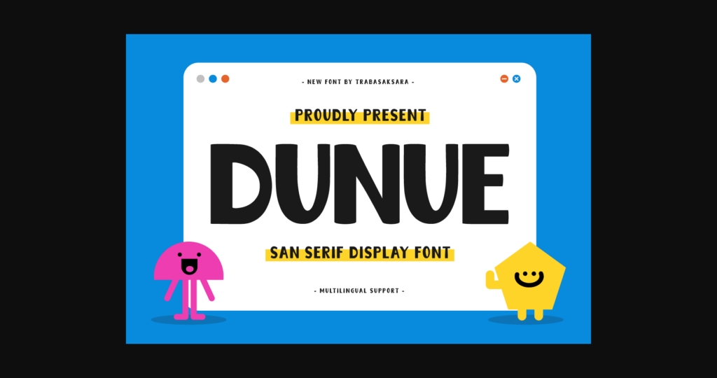 Dunue Font Poster 3