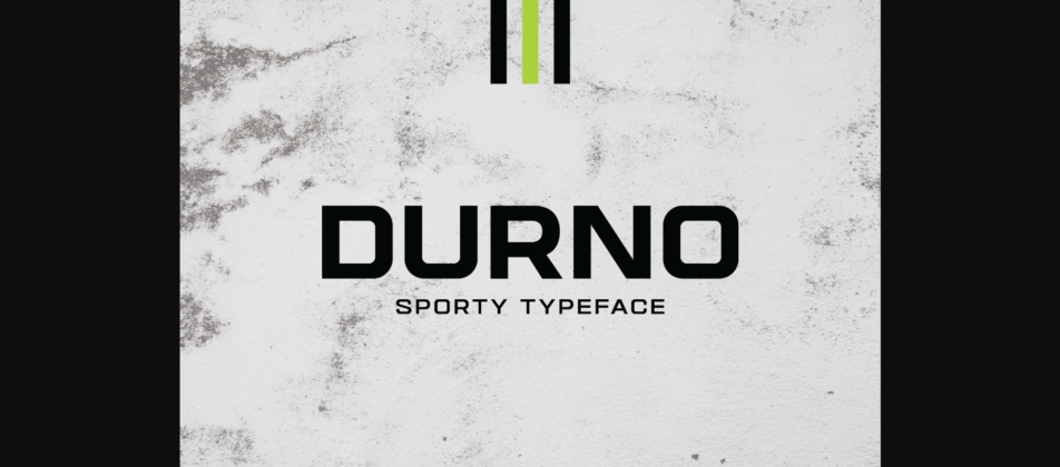 Durno Font Poster 3