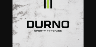 Durno Font Poster 1