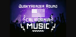 DuskyHeader Round Font Poster 1