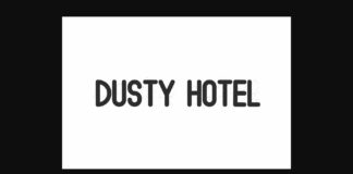 Dusty Hotel Font Poster 1