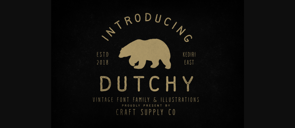 Dutchy Font Poster 3