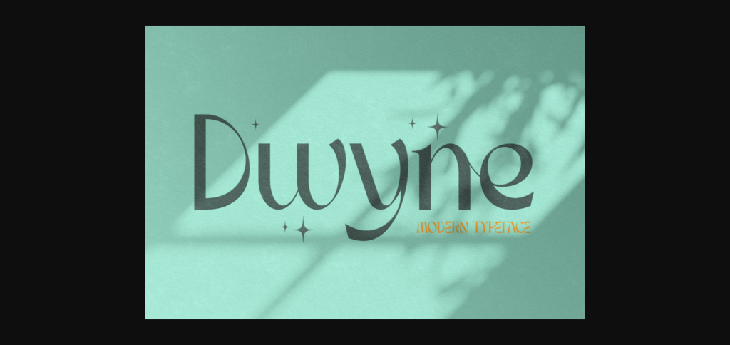 Dwyne Font Poster 3