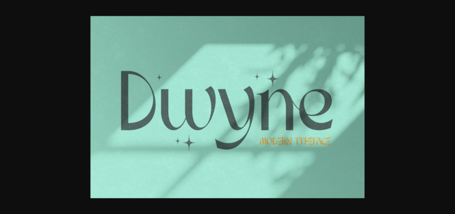 Dwyne Font Poster 1