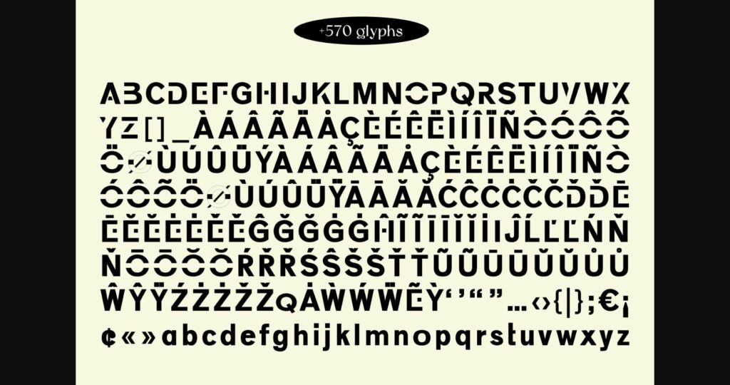 Edion Font Poster 11