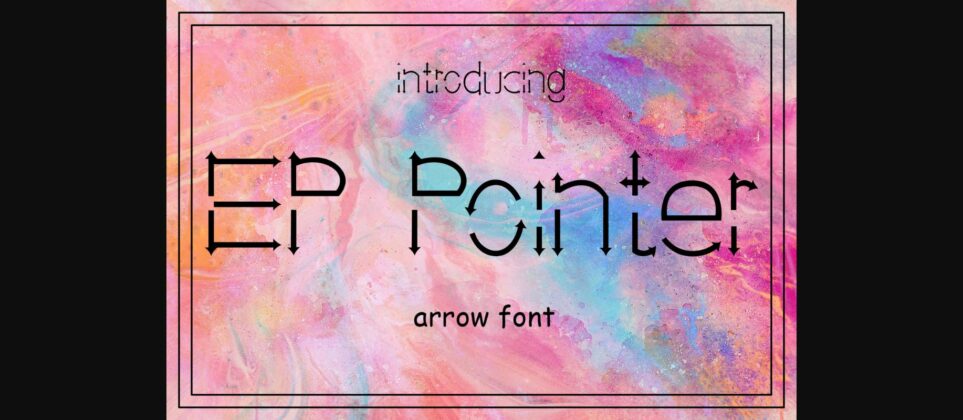 EP Pointer Font Poster 1