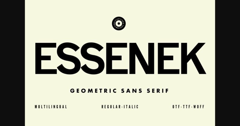 Essenek Font Poster 3