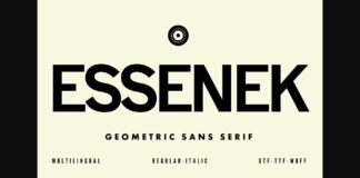 Essenek Font Poster 1