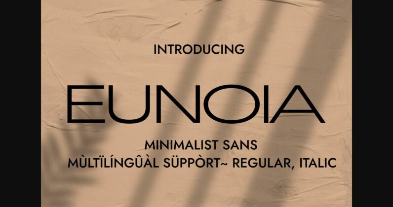 Eunoia Font Poster 3