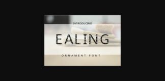 Ealing Font Poster 1