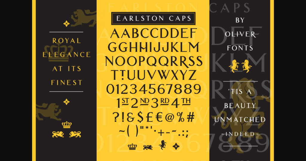 Earlson Caps Font Poster 4