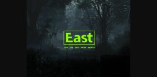 East Font Poster 1