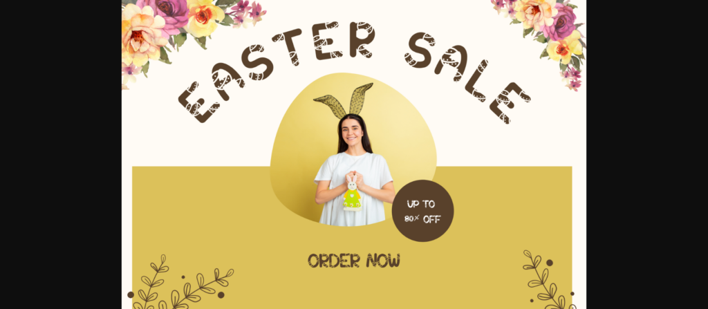 Easter Egg Font Poster 8