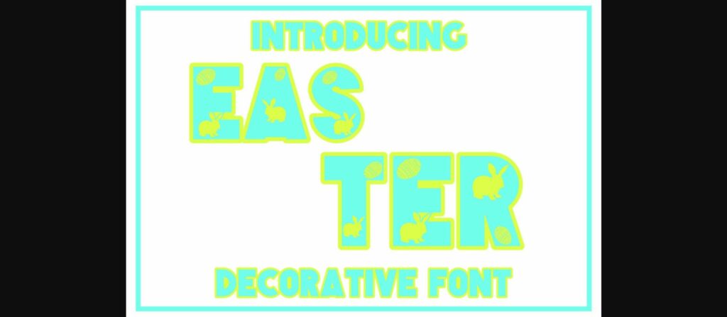 Easter Font Poster 3