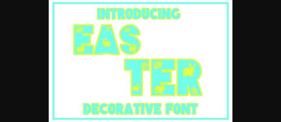 Easter Font Poster 3