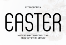 Easter Font Poster 1