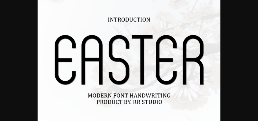 Easter Font Poster 1