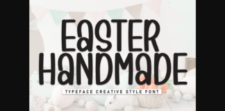 Easter Handmade Font Poster 1