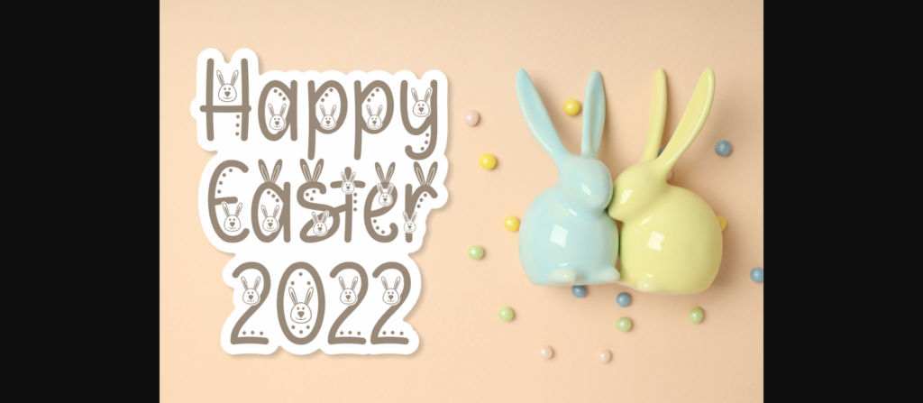 Easter Humble Font Poster 4
