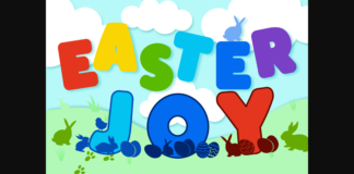 Easter Joy Font Poster 1