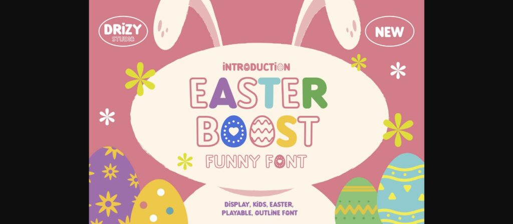 Easterboost Font Poster 3