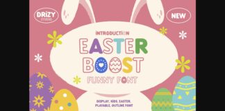 Easterboost Font Poster 1