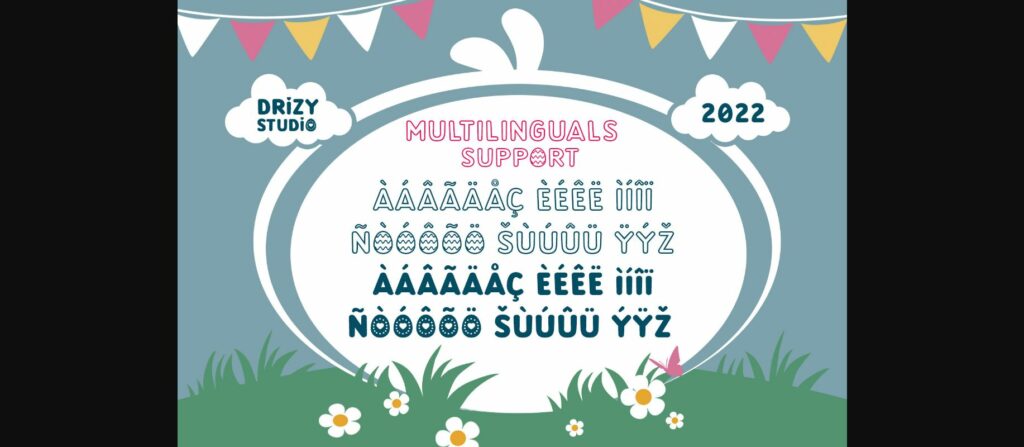 Easterboost Font Poster 8