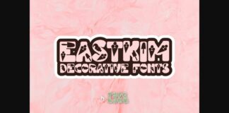 Eastkim Font Poster 1