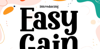 Easy Gain Fonts