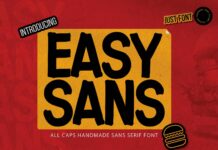 Easysans Font Poster 1