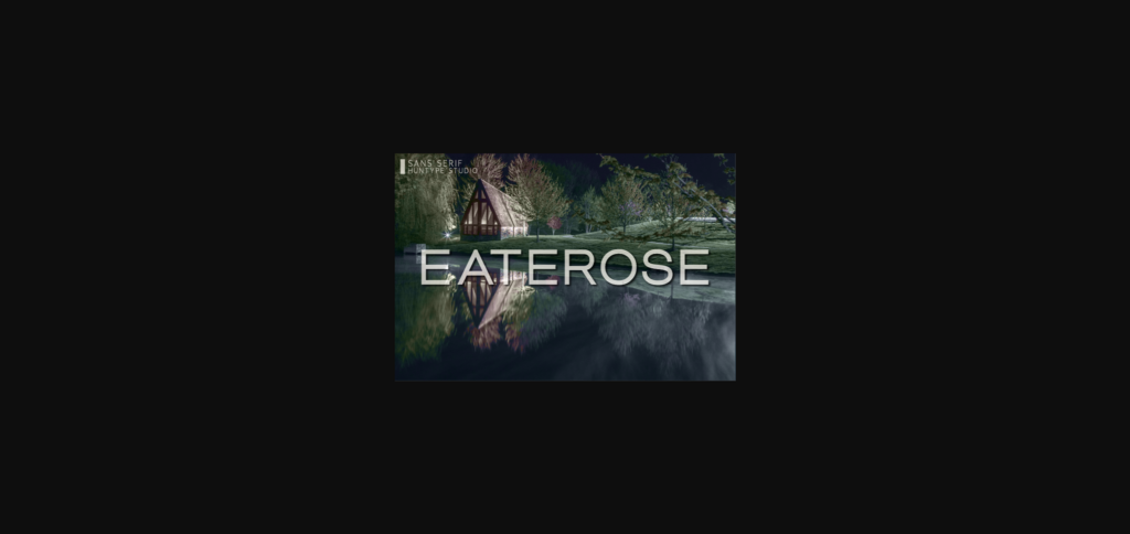 Eaterose Font Poster 1