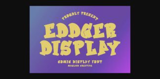 Eddger Font Poster 1